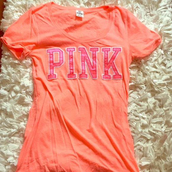 PINK Victoria's Secret Tops - VS Orange Short sleeve